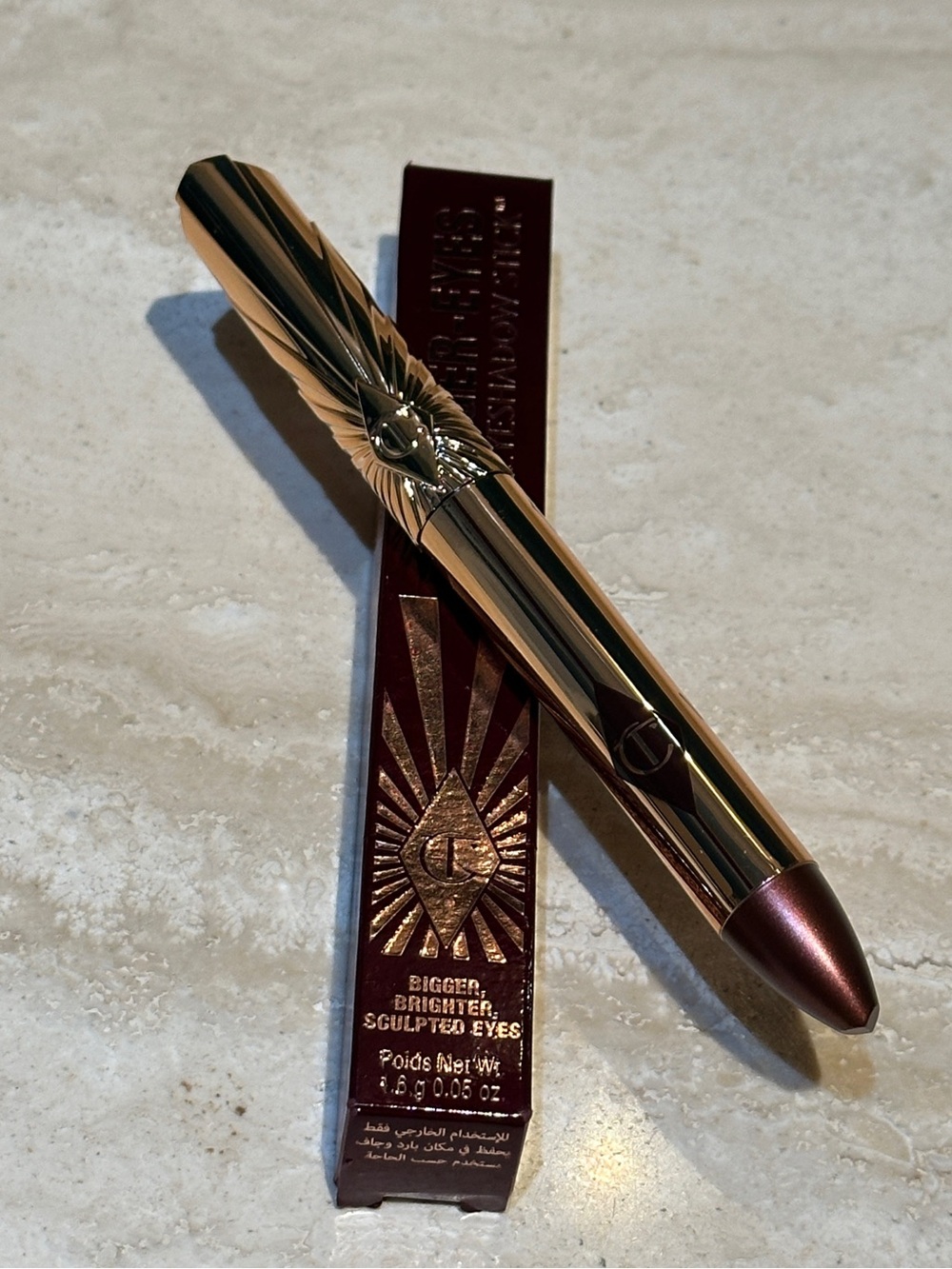 Charlotte Tilbury Exagger-Eyes Waterproof Eyeshadow Stick - Bronzed Garnet
